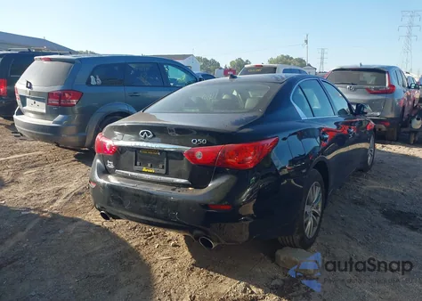 2015 Infiniti Q50 from USA, damaged, VIN JN1BV7AP7FM347831